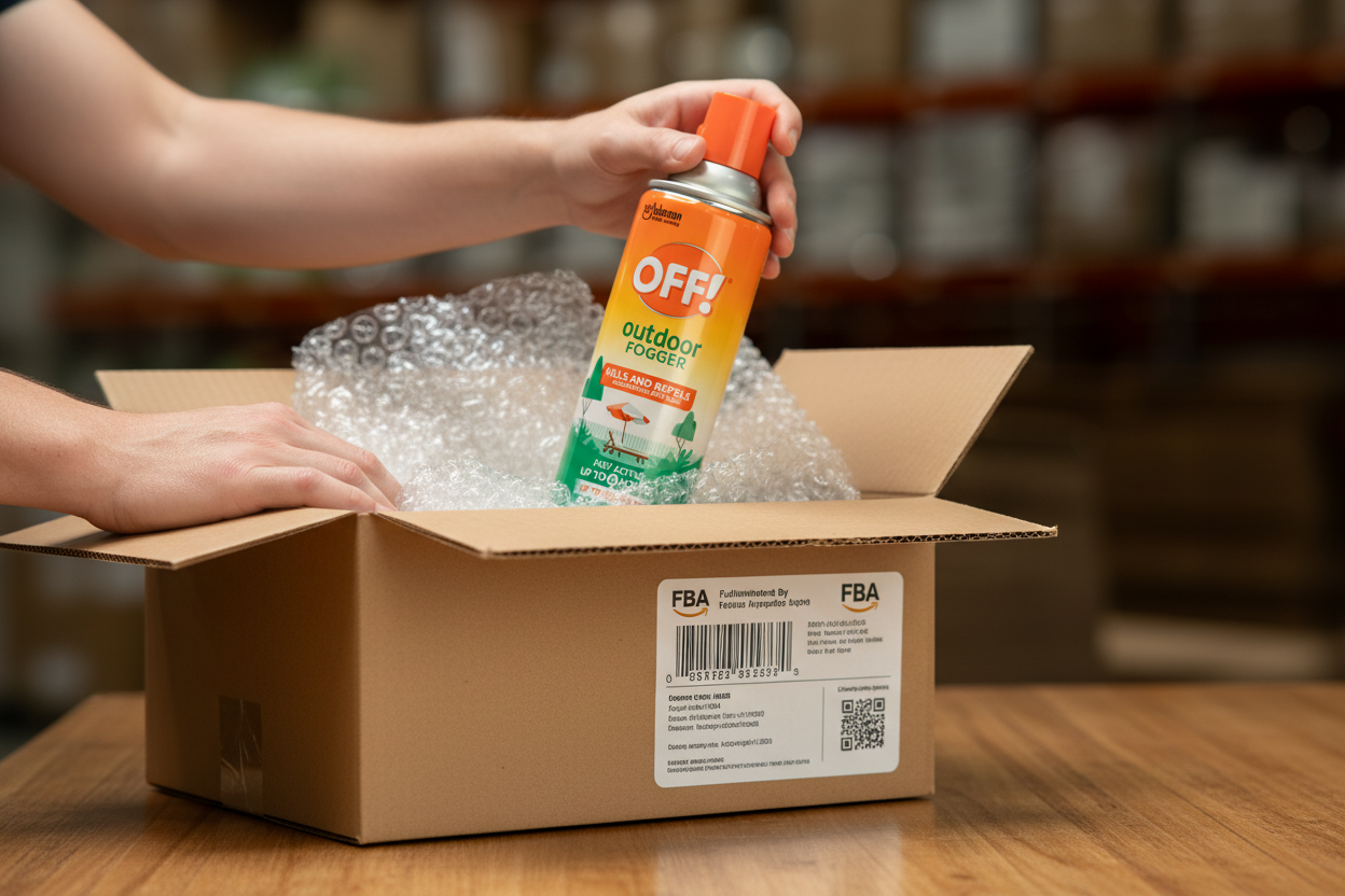 OFF! FBA Packing Scene